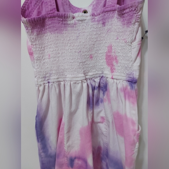 Upercycle tie dye denim dress - Picture 4 of 13